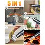 SinLaw Décapeur Thermique Professionnel 2500W, Pistolet à Air Chaud 50℃~650℃ Température Variable en Continu, 2 Débit D'air,Prot