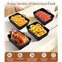 2 pièces Moule Silicone Air Fryer pour Ninja Foodi Dual Zone AF400EU 9.5L, Accessoires Air Fryer pour Ninja Double Stack XL SL40