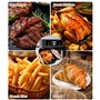 2 pièces Moule Silicone Air Fryer pour Ninja Foodi Dual Zone AF400EU 9.5L, Accessoires Air Fryer pour Ninja Double Stack XL SL40