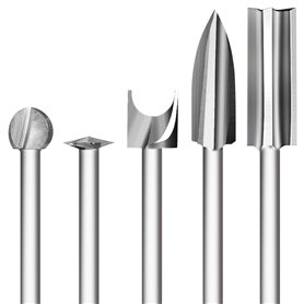 Jeu de Outils de Sculpture sur Bois pour Dremel