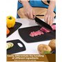 Set Planche a Decouper 3 PCS Planche Cuisine Antidérapante Planche Planche Cuisine Planches à Découper Antidérapante Antibactéri