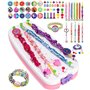 Cexovo Kit Bracelet Fille 169 Pièces DIY Kit Créatif Enfant Bracelet D'amitié DIY Kit de Fabrication de Bijoux Kit Créatif Enfan