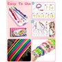Cexovo Kit Bracelet Fille 169 Pièces DIY Kit Créatif Enfant Bracelet D'amitié DIY Kit de Fabrication de Bijoux Kit Créatif Enfan