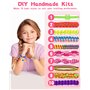 Cexovo Kit Bracelet Fille 169 Pièces DIY Kit Créatif Enfant Bracelet D'amitié DIY Kit de Fabrication de Bijoux Kit Créatif Enfan