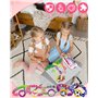 Cexovo Kit Bracelet Fille 169 Pièces DIY Kit Créatif Enfant Bracelet D'amitié DIY Kit de Fabrication de Bijoux Kit Créatif Enfan