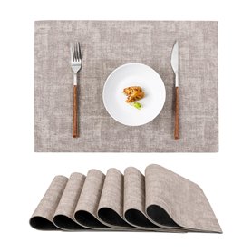 Lot de 6 Set de Table Lavable