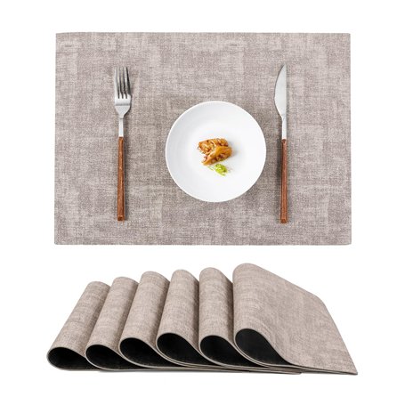 Lot de 6 Set de Table Lavable