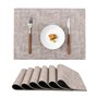 Lot de 6 Set de Table Lavable