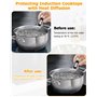 Cexovo Protege Plaque Induction Silicone 52x61 CM Tapis de Protection Plaque Induction Cuisson Induction en Silicone Tapis de Cu