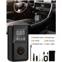 FAOKZE Compresseur à Air Portatif,150PSI Pompe a Velo,Mini Pompe à Air Électrique 4000mAh,Gonfleur Pneus Voiture avec Écran LCD 
