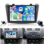 OiLiehu 2+64G Android 13 Autoradio pour Mazda 3 2009-2013 avec CarPlay Android Auto sans Fil