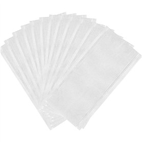 WACH AUF YMDZ 100 Pcs Sac Peche PVA Sac Soluble Carpe Sac à Appâts Accessoire de Peche 15 * 7cm Filet Soluble Peche pour Appâts