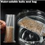 WACH AUF YMDZ 100 Pcs Sac Peche PVA Sac Soluble Carpe Sac à Appâts Accessoire de Peche 15 * 7cm Filet Soluble Peche pour Appâts 
