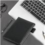WACH AUF Mini Porte-Bloc-Notes de Poche, Mini Porte-Bloc-Notes en Cuir avec 50 Papiers Lignés, Petit Carnet de Poche avec 3 Pièc