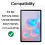 Conçu pour Samsung Galaxy Tab S5e 10.5 T720 T725/S6 10.5 SM-T860 T865 Protecteur d'écran en verre trempé 9H Anti Scratch HD Clea