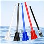 FunWorth 4 pièces Mélangeurs époxy pour Perceuse Avec d'extension, palette de mélange d'agitateur de peinture pour foret 1/4, mé