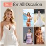 Auftl Soutien-gorge adhésif double face - Soutien-gorge adhésif - Grande poitrine - Coussinets push-up autocollants pour femmes 