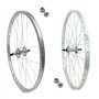 Paire de roue/jante avant + arrière 28" pour Citybike 700 x 35 6/7 vitesses