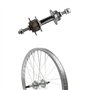 Paire de roue/jante avant + arrière 28" pour Citybike 700 x 35 6/7 vitesses, en aluminium/acier