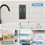 Yuirshion Lot de 2 distributeurs de savon mural, 400 ml, sans perçage, pour lavabo, salle de bain, lotion pour cuisine et salle 