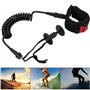 Jacksking Bodyboard Leash, Bodyboard enroulé Accessoires de Surf de Conseil de Laisse de Poignet 5.5MM / 5ft(#1)