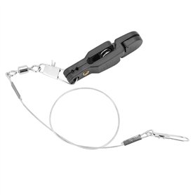 Alomejor Libérer Snap Clip Power Grip Libérer Clip + Ligne De Pêche en Acier + B Forme Pin pour Pêche en Bateau