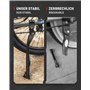 FAYAZ Support de vélo de 24 à 29 pouces, réglable en hauteur, support latéral antidérapant, en alliage d'aluminium, support de v