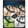 FAYAZ Support de vélo de 24 à 29 pouces, réglable en hauteur, support latéral antidérapant, en alliage d'aluminium, support de v