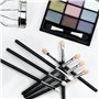 VEGCOO 15 Pinceaux Fards à Paupières, Pinceaux Maquillages Eponge, Pinceaux Maquillages Yeux Pinceau Double Face pour l'Applicat