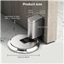 Butée de porte magnétique,butée de porte mise à niveau 2024 en nickel satiné brossé,loquet de porte magnétique invisible avec ad