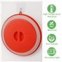 2 Pièces Cloche Micro Onde,Cloche Micro-Ondes Rétractable avec 2 Crochets,Couvercle Micro Ondes sans BPA pour Micro Onde, Fruits
