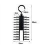Porte-Cravate Réglables Cravate Rack Crochet Cintre Organisateur avec Pinces antidérapantes, 360 Degrés Rotation pour Cravates o