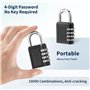 Oderra Cadenas, Cadenas Code - Serrure Combinée Imperméable Pour Valise, Casier, École, Portail. Alliage de Zinc Renforcé, Caden