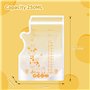 50PCS Sachet Lait Maternel avec Zone d'Écriture