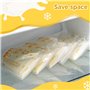 Oderra Sachet de Conservation Lait Maternel 250ML, 50PCS Sachet Lait Maternel avec Zone d'Écriture, Double Fermeture Étanche, Pr