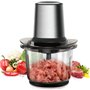 Hachoir Électrique Avec Bol Verre 1.5L