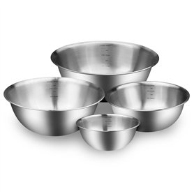 Dunkwckore Lot de 4 Bols à Mélanger