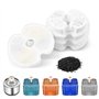 Dunkwckore 4 Pieces Filtre Fontaine Eau Chat