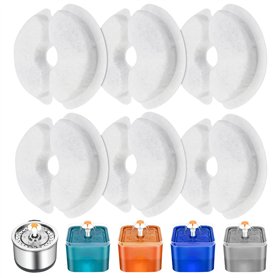 Eckerdromk Filtre Fontaine à Eau pour Chat