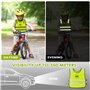 Gilet Respirant Réfléchissant Jaune Haute Visib
