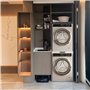 Gsakskdsap Kit de Superposition Lave Linge Seche Linge, Superposition Universel, Cadre Intermédiaire pour Lave-Linge et Sèche-Li