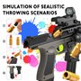 Pistolet Jouet, Pistolet Enfant en Mousse Souple avec Daccessoires, Pistolets Jouets Mousse Blaster pour Garçons, Jouets pour En