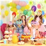 TFSYLISA 12 Pièces Masques de Licorne,Kits de Masques en Mousse Licornes,Masque Enfant Licorne Parti pour Coloriage Peinture Jeu