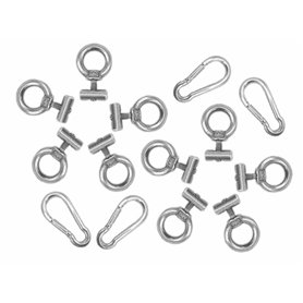 Kellegour 10 Pièces Butées de Rail D'auvent en Acier Inoxydable