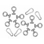 Kellegour 10 Pièces Butées de Rail D'auvent en Acier Inoxydable