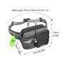 DONGKER Laisse de Jogging pour Chiens,Laisse Mains Libres avec Coutures Réfléchissantes,Ceinture Ventrale et Distributeur de Sac