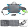 DONGKER Laisse de Jogging pour Chiens,Laisse Mains Libres avec Coutures Réfléchissantes,Ceinture Ventrale et Distributeur de Sac