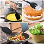 Spatule en Silicone,3 Pcs Spatules en à la Chaleur Spatule en Silicone Sspatule à Pâtisserie de Cuisine noyau en Acier Inoxydabl