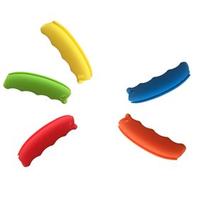 Heting-YQ Lot de 5 Poignées pour Sac de Courses Poignée de Sacs en Plastique Silicone Confortable Porte-Sac D'épicerie pour Home