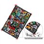Kemocy Coque pour Lenovo Tab M10 Plus TB-X606F/TB-X606X, ultra fine en cuir PU avec fonction de support pour tablette Lenovo Tab